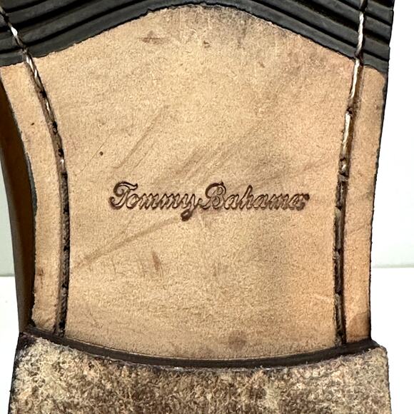 EXCELLENT Tommy Bahama Maya Bay Bit Loafer Fish Hook Tan Brown Size 9 - Picture 15 of 15